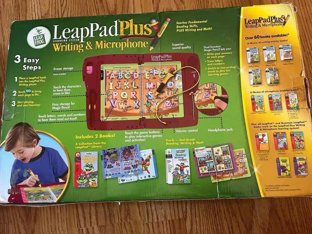 New Old Stock LeapFrog LeapPad Plus Writing & Microphone Learning System